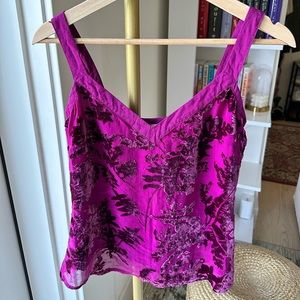Vintage velvet cami